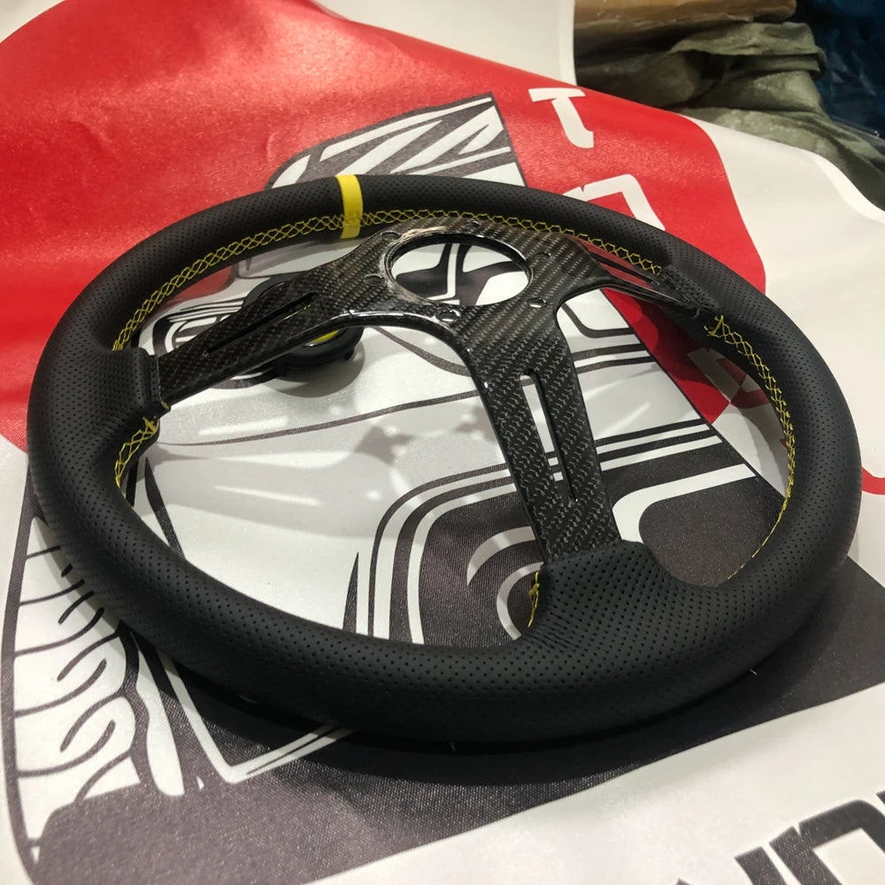 Volante Esportivo Momo Carbon