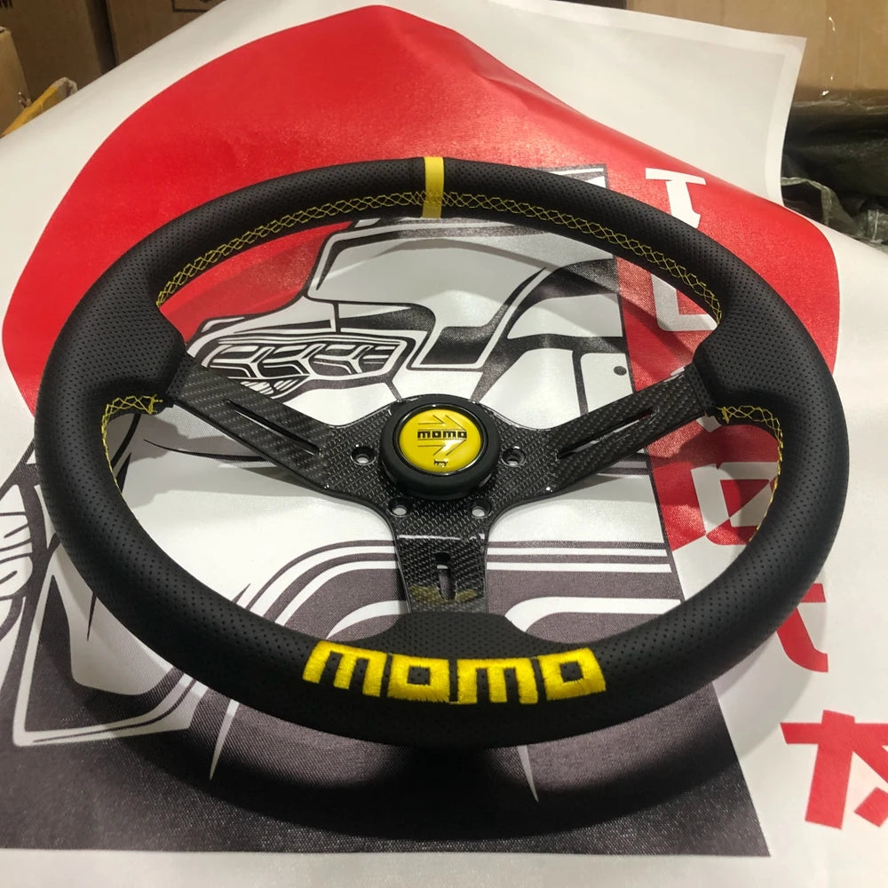 Volante Esportivo Momo Carbon