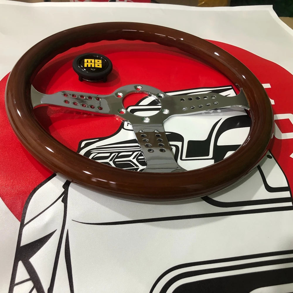 Volante Esportivo Momo Madeira Grand Prix