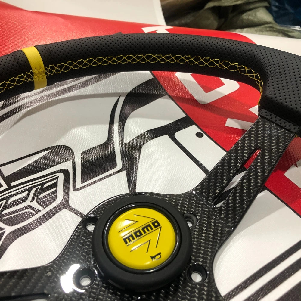 Volante Esportivo Momo Carbon