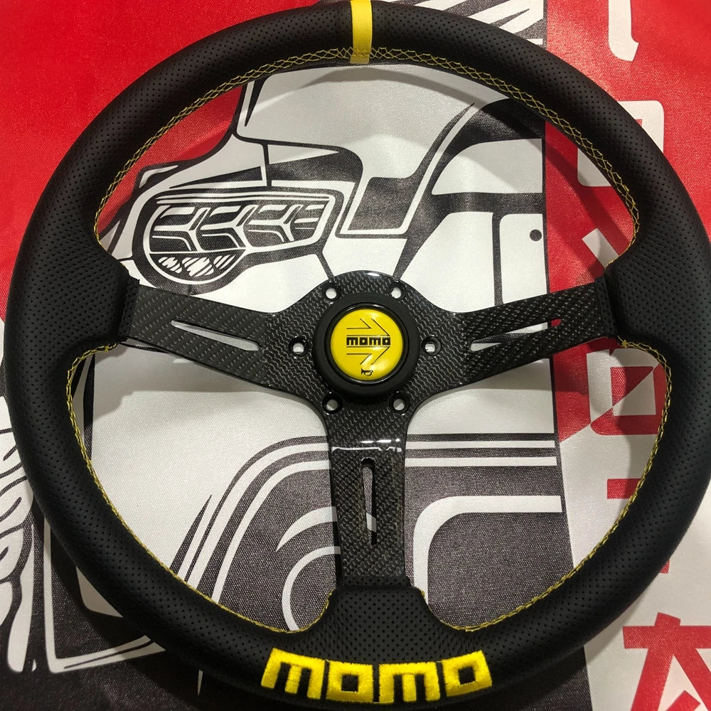 Volante Esportivo Momo Carbon